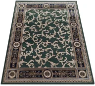 Dywany - Zielony wzorzysty dywan w klasycznym stylu E2-G77 - miniaturka - grafika 1