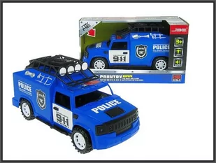 Auto terenowe Policja 25cm św.dźw w pud.  HIPO - Samochody i pojazdy dla dzieci - miniaturka - grafika 1