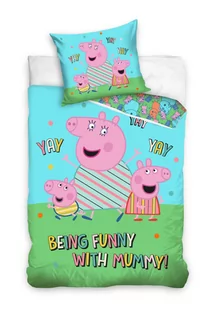 Pościel Dziecięca Bawełniana 140X200 Świnka Peppa - Pościel dla dzieci - miniaturka - grafika 1