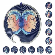 Korkociągi i otwieracze - Otwieracz Stalowy Do Butelek Zodiak Bliźnięta - miniaturka - grafika 1