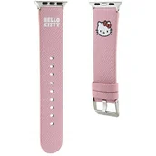 Akcesoria do smartwatchy - Hello Kitty Pasek HKAWMPGKHP Apple Watch 38/40/41mm różowy/pink strap Kitty Head - miniaturka - grafika 1