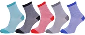 Skarpetki dla dzieci - 5 par kolorowych, melanżowych skarpetek OEKO-TEX 7-10 lat - miniaturka - grafika 1
