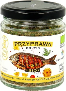 PIĘĆ PRZEMIAN Przyprawa do ryb bezglutenowa BIO 40g - Zdrowa żywność - miniaturka - grafika 1