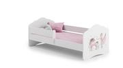Łóżka dla dzieci i młodzieży - Łóżko dla dziecka, FALA, z barierką, z materacem, 160x80 cm - miniaturka - grafika 1