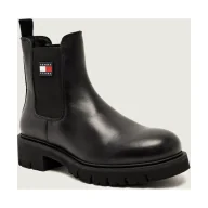 Sztyblety damskie - Tommy Jeans Skórzane sztyblety - miniaturka - grafika 1