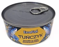 Konserwy i dania rybne - EVRA TUŃCZYK W OLEJU SŁONECZNIKOWYM 170G KAWAŁKI - miniaturka - grafika 1