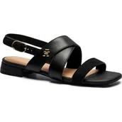 Sandały damskie - Tommy Hilfiger Skórzane sandały - miniaturka - grafika 1