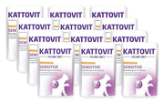 Mokra karma dla kotów - Kattovit Sensitive kurczak+indyk 12x85g saszetka - miniaturka - grafika 1