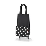 Torby i wózki na zakupy - Wózek Foldabletrolley, Dots White, 30 L, Reisenthel - miniaturka - grafika 1