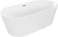 Wanny - Mexen Luna wanna wolnostojąca 170 x 80 cm, biała, przelew złoty - 52031708000-50 - miniaturka - grafika 1