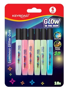 Keyroad Luminious fluorescencyjny 6 - Kleje biurowe - miniaturka - grafika 1