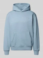 Bluzy męskie - Bluza z kapturem i kieszenią kangurką - miniaturka - grafika 1