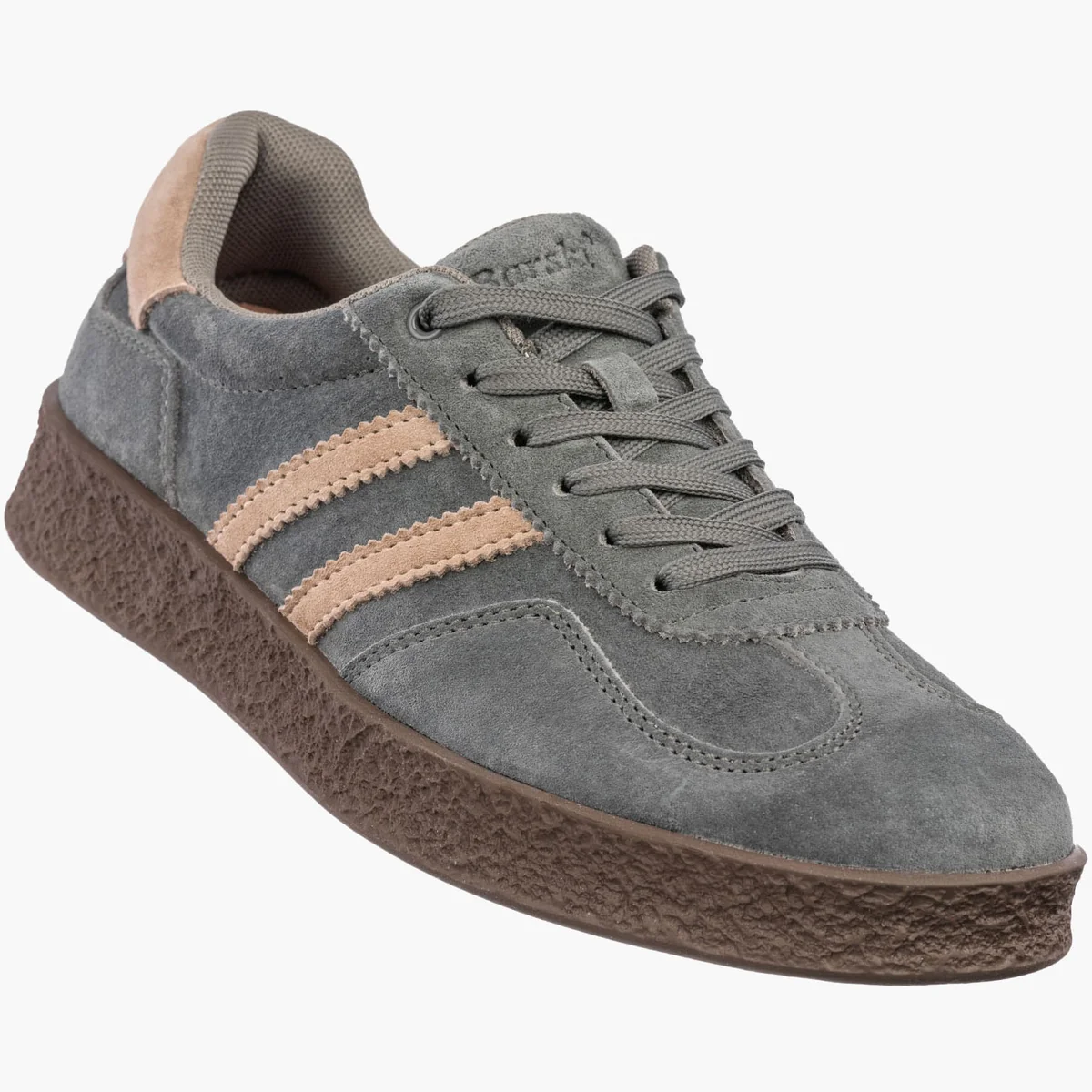 Sneakersy Damskie Skórzane Buty Sportowe Casual Szare S.Barski 38