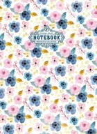 Notesy i bloczki - Notatnik ozdobny 64 strony kratka Kwiaty niebieski - Fresh - miniaturka - grafika 1