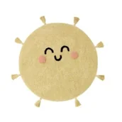 Dywany dla dzieci - Dywan bawełniany You're My Sunshine 100cm - miniaturka - grafika 1