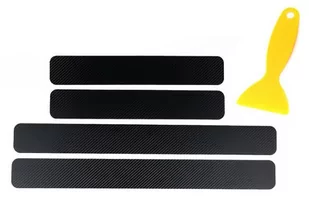 NAKLEJKI OCHRONNE na Progi Samochodowe 4szt. czarny carbon AG759 - Akcesoria motoryzacyjne - miniaturka - grafika 1