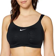 Biustonosze - Nike damski stanik sportowy o wysokim wsparciu czarny/biały 40D - miniaturka - grafika 1