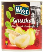 Koncentraty warzywne, przeciery - Gruszka Połówki w Lekkim Syropie 480g - Kier - miniaturka - grafika 1