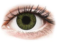 Soczewki kontaktowe - FreshLook ColorBlends Green - zerówki (2 soczewki) - miniaturka - grafika 1