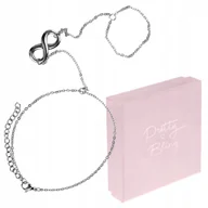 Bransoletki - Bransoletka damska na palec 2w1 NIESKOŃCZONOŚĆ - miniaturka - grafika 1