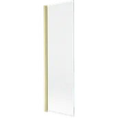 Parawany nawannowe - Mexen Mist parawan nawannowy 1-skrzydłowy 70 x 150 cm, transparent, złoty szczotkowany - 8A9-070-001-55-00 - miniaturka - grafika 1