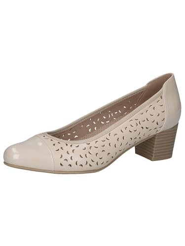 CAPRICE Damskie czółenka 9-22300-42, beżowy Comb, 37 EU