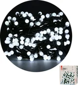 Oświetlenie świąteczne - Lampki choinkowe Emos Lampki choinkowe kulki XMAS zimny 200LED 10m D5GC03 IP20 EMOS - miniaturka - grafika 1