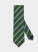 Krawaty i muchy męskie - Krawat męski zielony P22SF-KX-021-Z-0 - miniaturka - grafika 1