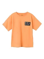 Koszulki i topy damskie - NAME IT Chłopcy NKMVECTOR SS Loose TOP J T-Shirt, Mock Orange, 122/128, Mock Orange, 122-128 - miniaturka - grafika 1