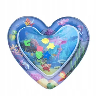 MATA SENSORYCZNA WODNA DLA NIEMOWLĄT DMUCHANA XXL DLA DZIECI BASENIK MIĘKKA - Maty edukacyjne - miniaturka - grafika 1