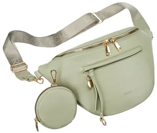 Saszetka nerka damska pojemna na ramię torebka miejska ROVICKY - Nerki - miniaturka - grafika 1