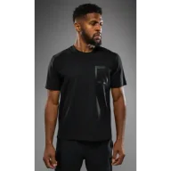 Koszulki sportowe męskie - Venum T-shirt Koszulka Fly Deep Black - miniaturka - grafika 1