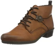 Botki damskie - Rieker Damskie sztyblety Y0742, brązowy, 41 EU - miniaturka - grafika 1