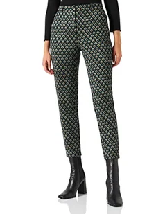 Pinko Spodnie damskie, Nob_czarny-naftowy-beżowy, 44 - Spodnie damskie - miniaturka - grafika 1