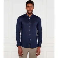 Koszule męskie - POLO RALPH LAUREN Lniana koszula Slim Fit - miniaturka - grafika 1