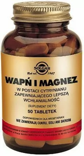 Solgar Vitamin & Herb Solgar Wapń i Magnez Cytrynian 50 ml - Witaminy i minerały - miniaturka - grafika 1
