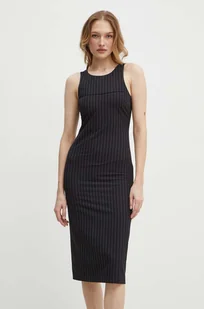 Patrizia Pepe sukienka kolor czarny mini dopasowana 8A1343 A457 - Sukienki - miniaturka - grafika 1