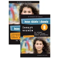 Podręczniki dla szkół podstawowych - Pakiet: Jezus działa i zbawia. Podręcznik i zeszyt ucznia do religii dla klasy 8 szkoły podstawowej - miniaturka - grafika 1