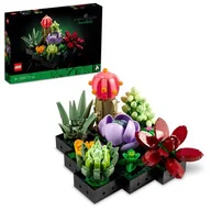 Klocki - LEGO Sukulenty zestaw konstrukcyjny z roślinami dla dorosłych; zbuduj ozdobę z sukulentami do domu lub biura 771 elementów 10309 - miniaturka - grafika 1