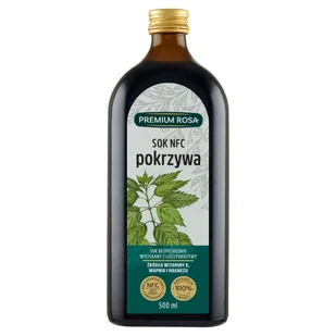 Premium Rosa Sok z pokrzywy 100% 500 ml 5902036002186 - Soki i napoje niegazowane - miniaturka - grafika 1