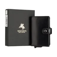 Portfele - Mini banknotówka męska z podajnikiem kart Visconti ENZ-80 RFID - miniaturka - grafika 1