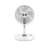 Wentylatory - Cichy wentylator biurkowy USB 10800 mAh, składany, chowany, z pilotem - miniaturka - grafika 1