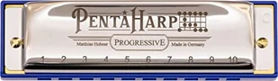 Hohner Harmonijka Pentaharp, klucz Bb Minor, stal nierdzewna (M21BX-BbM) - Instrumenty dęte - miniaturka - grafika 1