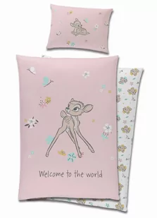 Carbotex, Pościel niemowlęca, bawełniana, Bambi, 100x135 cm - Pościel dla dzieci - miniaturka - grafika 1