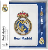 Notesy i bloczki - Zestaw notatnik z długopisami Real Madryt z 10 kolorów RM00021 - miniaturka - grafika 1