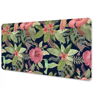 Mata ochronna na biurko Papuga w dżungli 100x50 cm - Podkładki na biurko - miniaturka - grafika 1