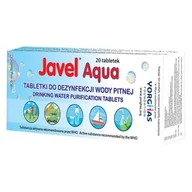 Akcesoria turystyczne - JAVEL Tabletki do uzdatniania wody AQUA - miniaturka - grafika 1
