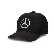 Czapki dla dzieci - Czapka baseballowa dziecięca czarna Lewis Hamilton Mercedes AMG F1 2024 - miniaturka - grafika 1