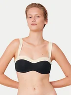 Stroje kąpielowe - Triumph Góra od bikini Summer Glow 10218129 Czarny - miniaturka - grafika 1