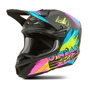 Kaski motocyklowe - Kask MX O'Neal 5Srs Polyacrylite Reseda Czarny/NeonowyXS - miniaturka - grafika 1